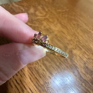 Pandora Disney Princess Rapunzel Tiara Ring Sz. 9